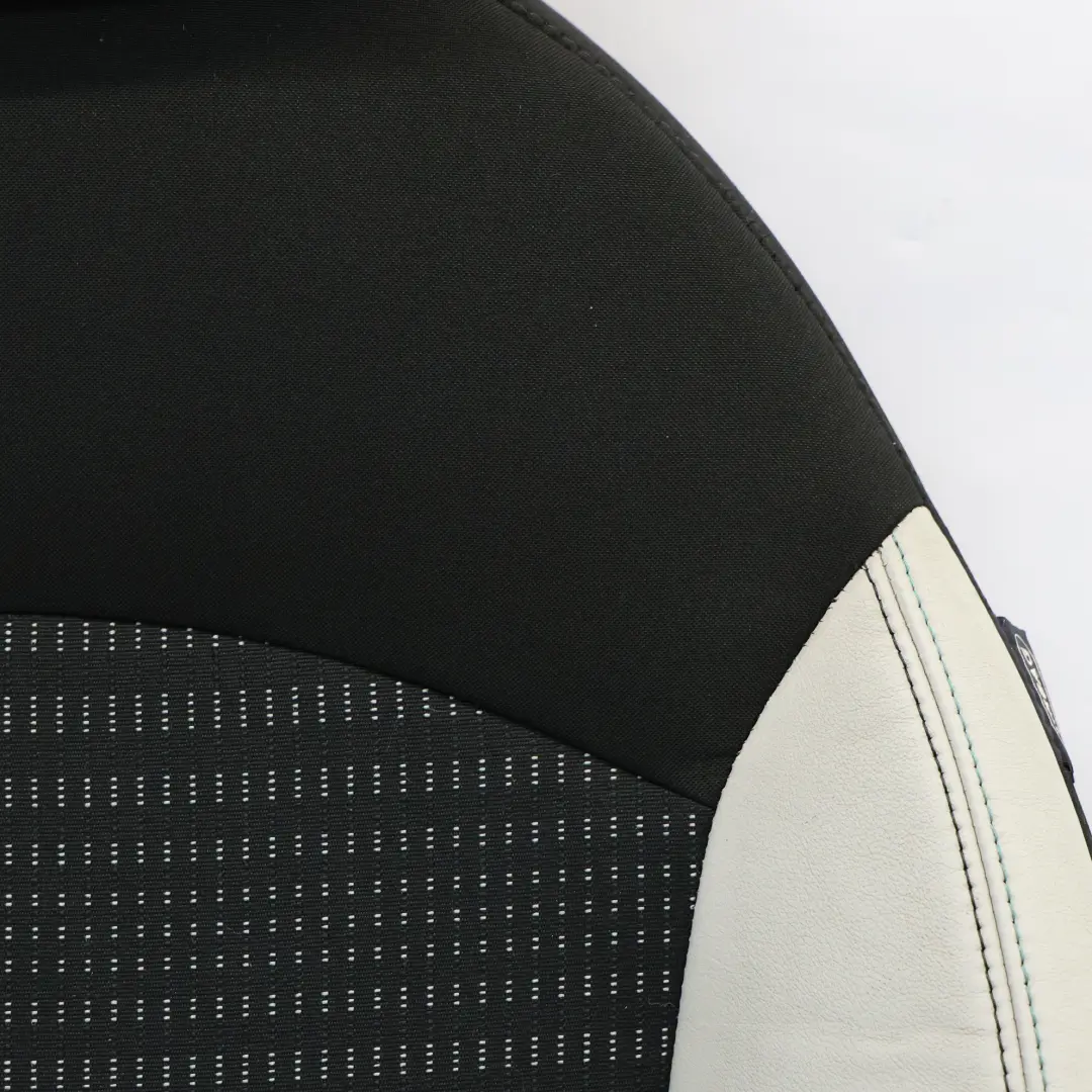 Vorder Sitz Sport Stoff Leder Tech Weiß Innen Ausstattung Links für Mini R56 mit Teilenummer 7240984 Mini R56 Vorder Sitz Sport Stoff Leder Tech Weiß Innen Ausstattung Links - SKU 7240983-1 - Teilenummer 7240984