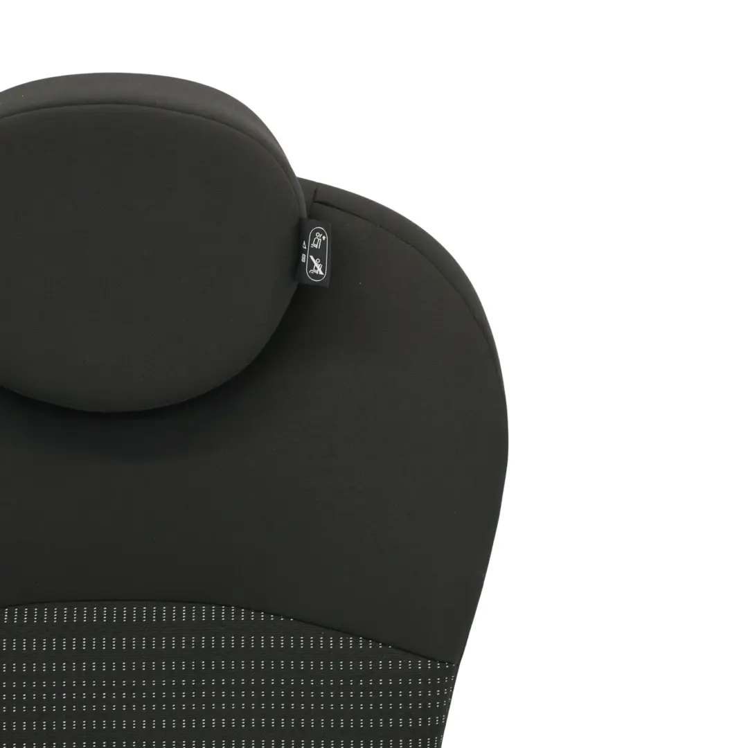 Bench Back Rest Cloth Leather Cover Left N/S to Mini R56 Rear with Part number 7240987 Mini R56 Rear Bench Back Rest Cloth Leather Cover Left N/S - SKU 7240987 - Part number 7240987