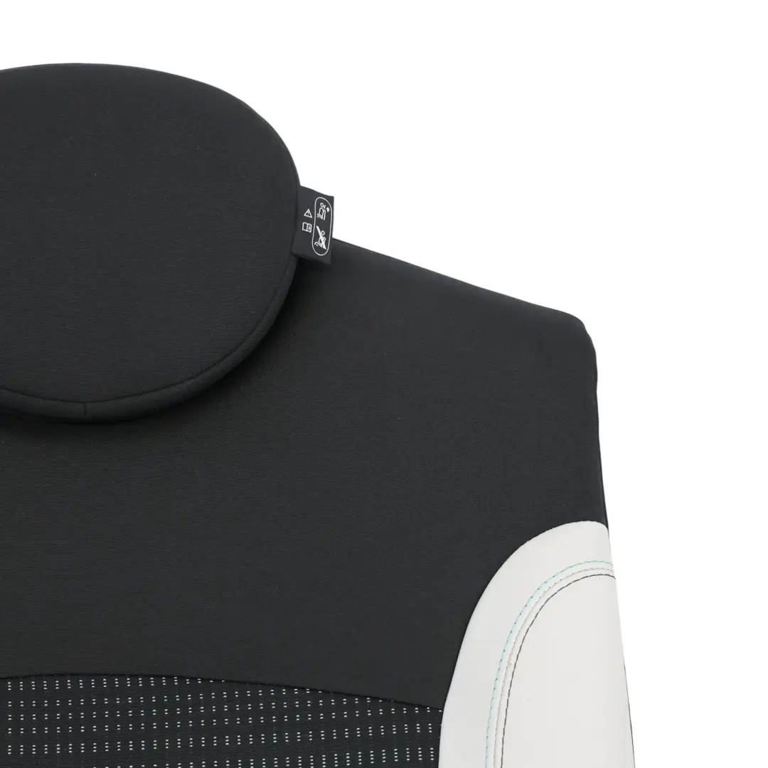 Bench Back Rest Cloth Leather Cover Right O/S to Mini R56 Rear with Part number 7240988 Mini R56 Rear Bench Back Rest Cloth Leather Cover Right O/S - SKU 7240988 - Part number 7240988