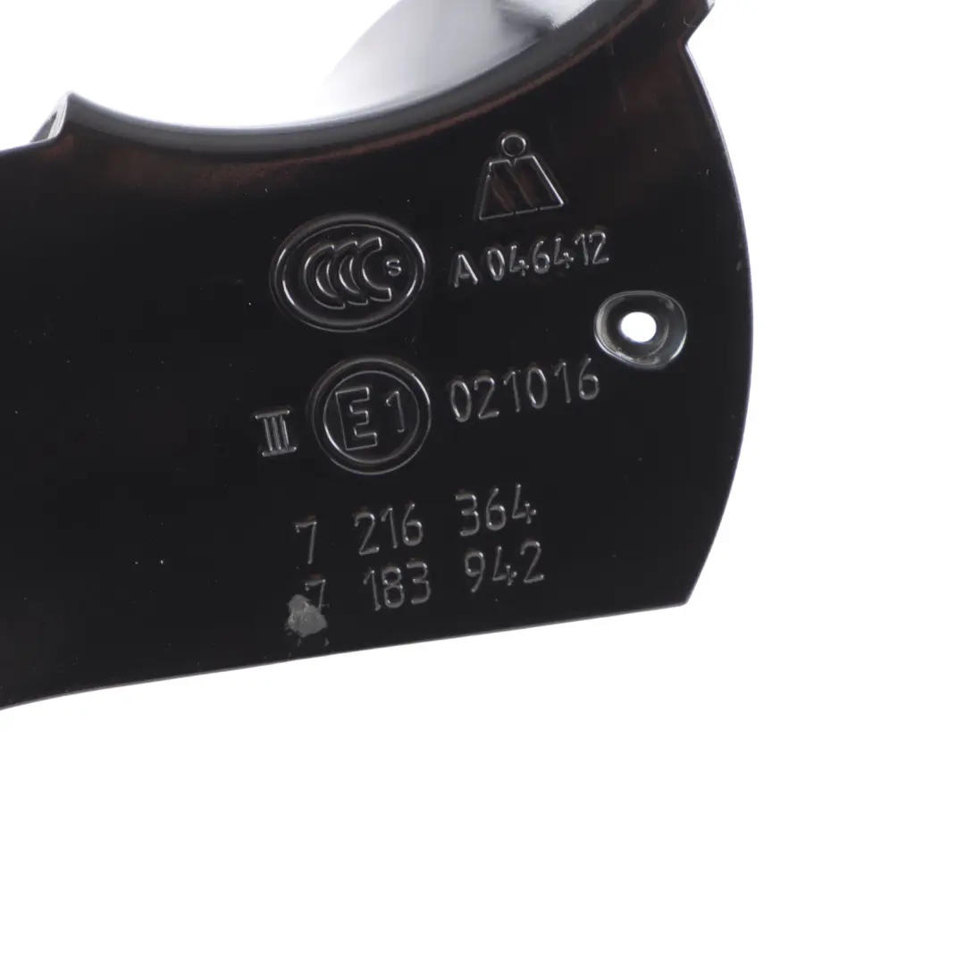 BMW F10 F11 Cover Wing Mirror Baseplate Black - SKU 7244112-1 - Part number 7244112