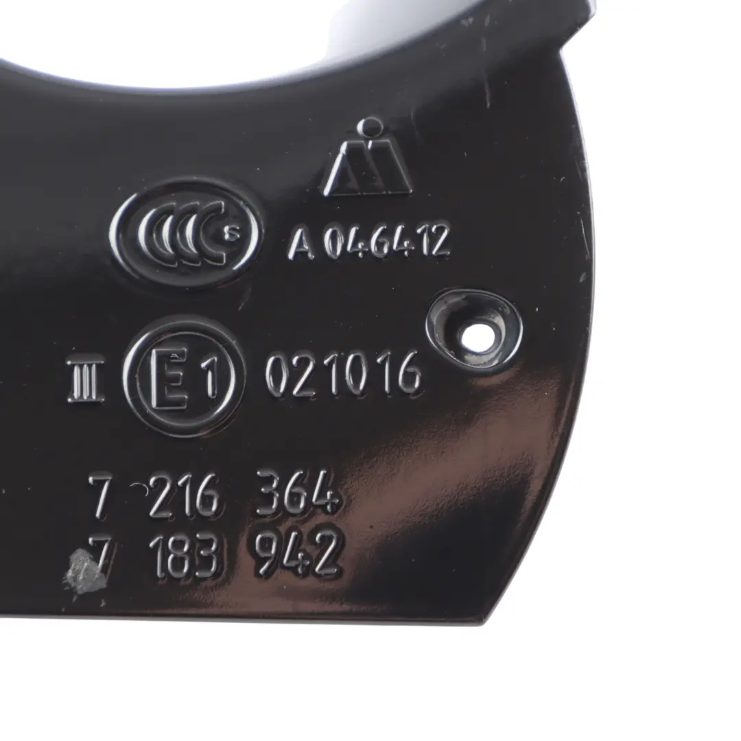 BMW F10 F11 Cover Wing Mirror Baseplate Black - SKU 7244112-1 - Part number 7244112