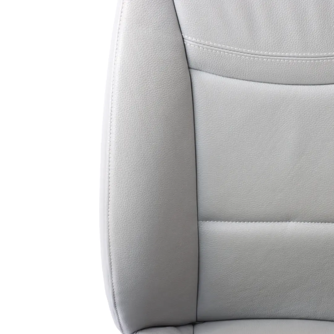 Front Left N/S Interior Leather Dakota Grey to BMW E90 E91 LCI Seat with Part number 7246801 BMW E90 E91 LCI Seat Front Left N/S Interior Leather Dakota Grey - SKU 7246801-1 - Part number 7246801