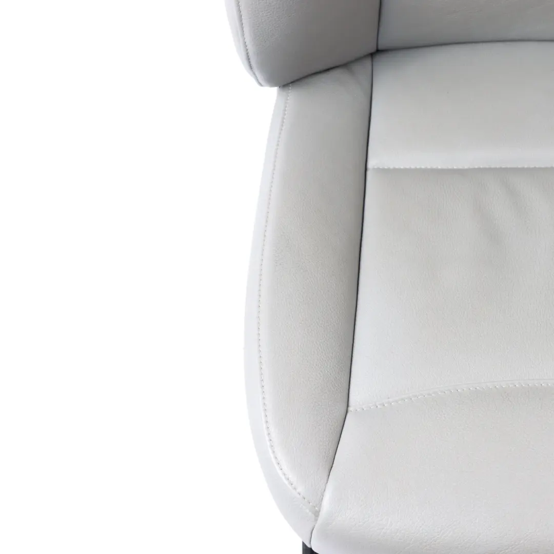 Front Left N/S Interior Leather Dakota Grey to BMW E90 E91 LCI Seat with Part number 7246801 BMW E90 E91 LCI Seat Front Left N/S Interior Leather Dakota Grey - SKU 7246801-1 - Part number 7246801