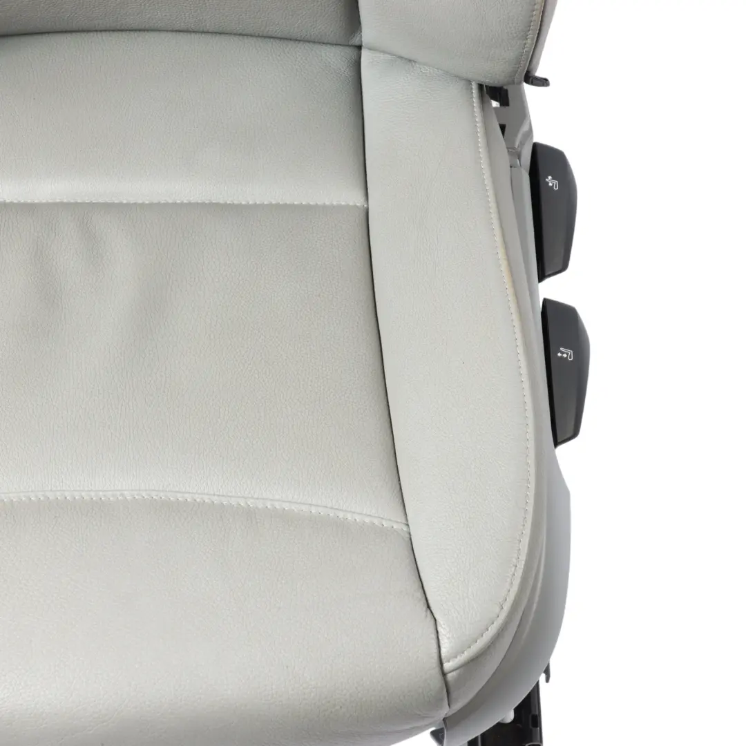 BMW E90 E91 LCI Seat Front Left N/S Interior Leather Dakota Grey - SKU 7246801-1 - Part number 7246801