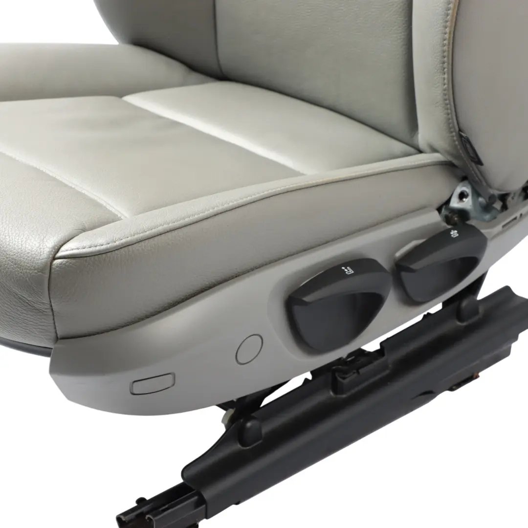 BMW E90 E91 LCI Seat Front Left N/S Interior Leather Dakota Grey - SKU 7246801-1 - Part number 7246801