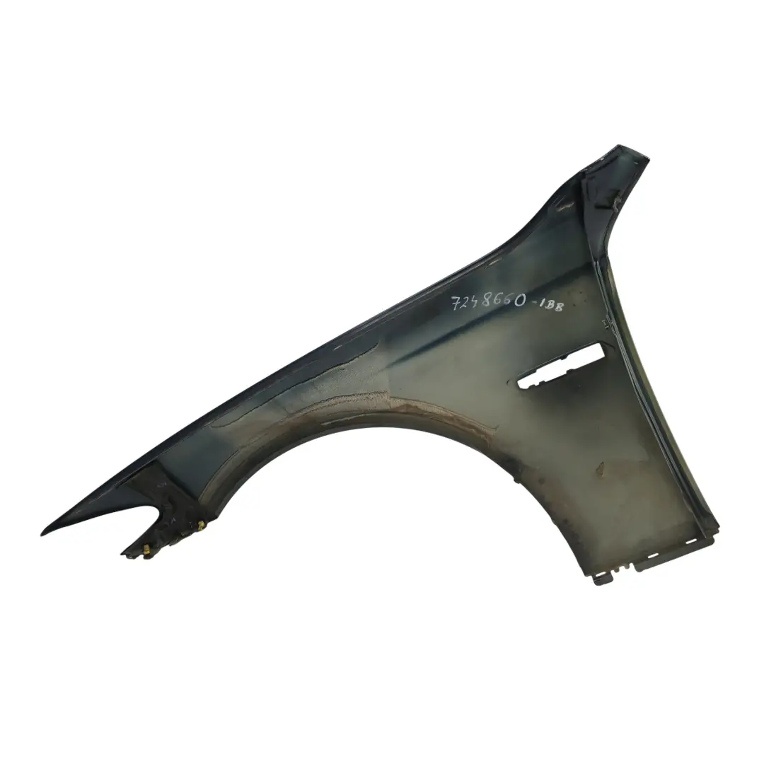 Front Right Wing Fender Side Panel O/S Imperialblau Imperial Blue - A89 to BMW F10 with Part number 7248660 BMW F10 Front Right Wing Fender Side Panel O/S Imperialblau Imperial Blue - A89 - SKU 7248660-IBB - Part number 7248660