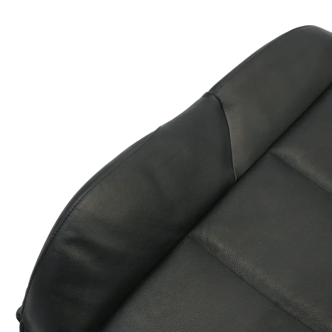 BMW E60 Sport Heated Front Left Right N/O/S Seat Backrest Cover Leather Black - SKU 7249382 - Part number 7249382