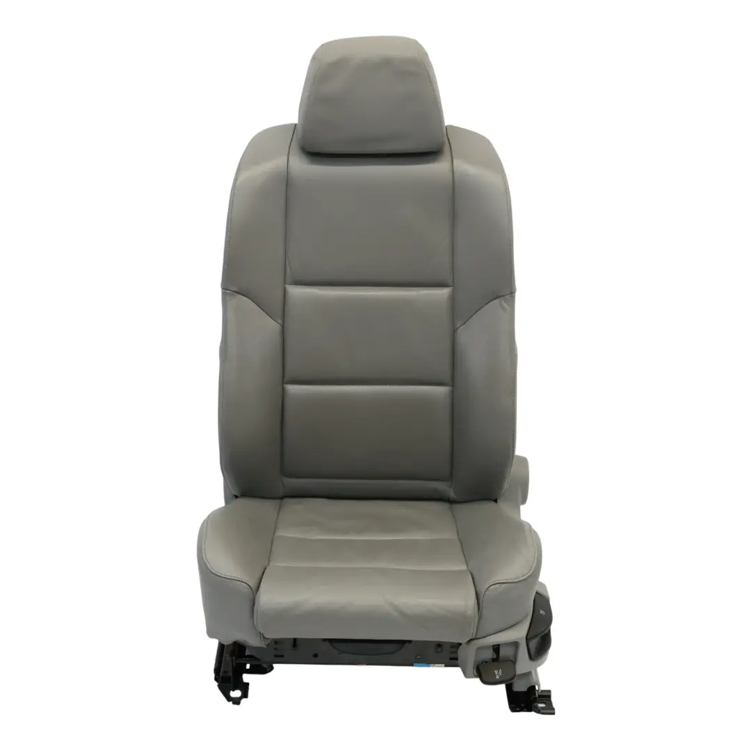 BMW 5 Series E60 E61 M Sport Dakota Grey Leather Front Left N/S Seat - SKU 7249383-1 - Part number 7249383