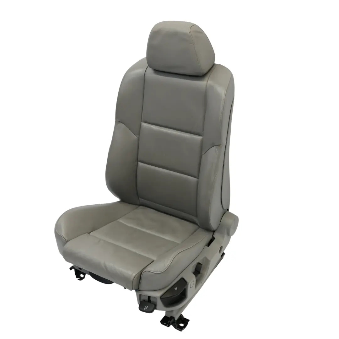 BMW 5 Series E60 E61 M Sport Dakota Grey Leather Front Left N/S Seat - SKU 7249383-1 - Part number 7249383
