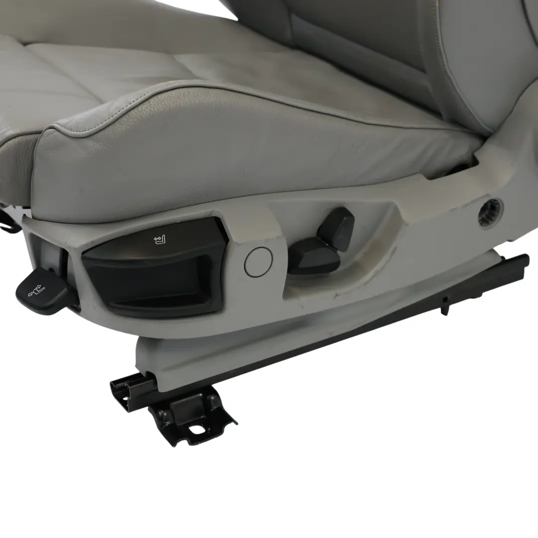 BMW 5 Series E60 E61 M Sport Dakota Grey Leather Front Left N/S Seat - SKU 7249383-1 - Part number 7249383