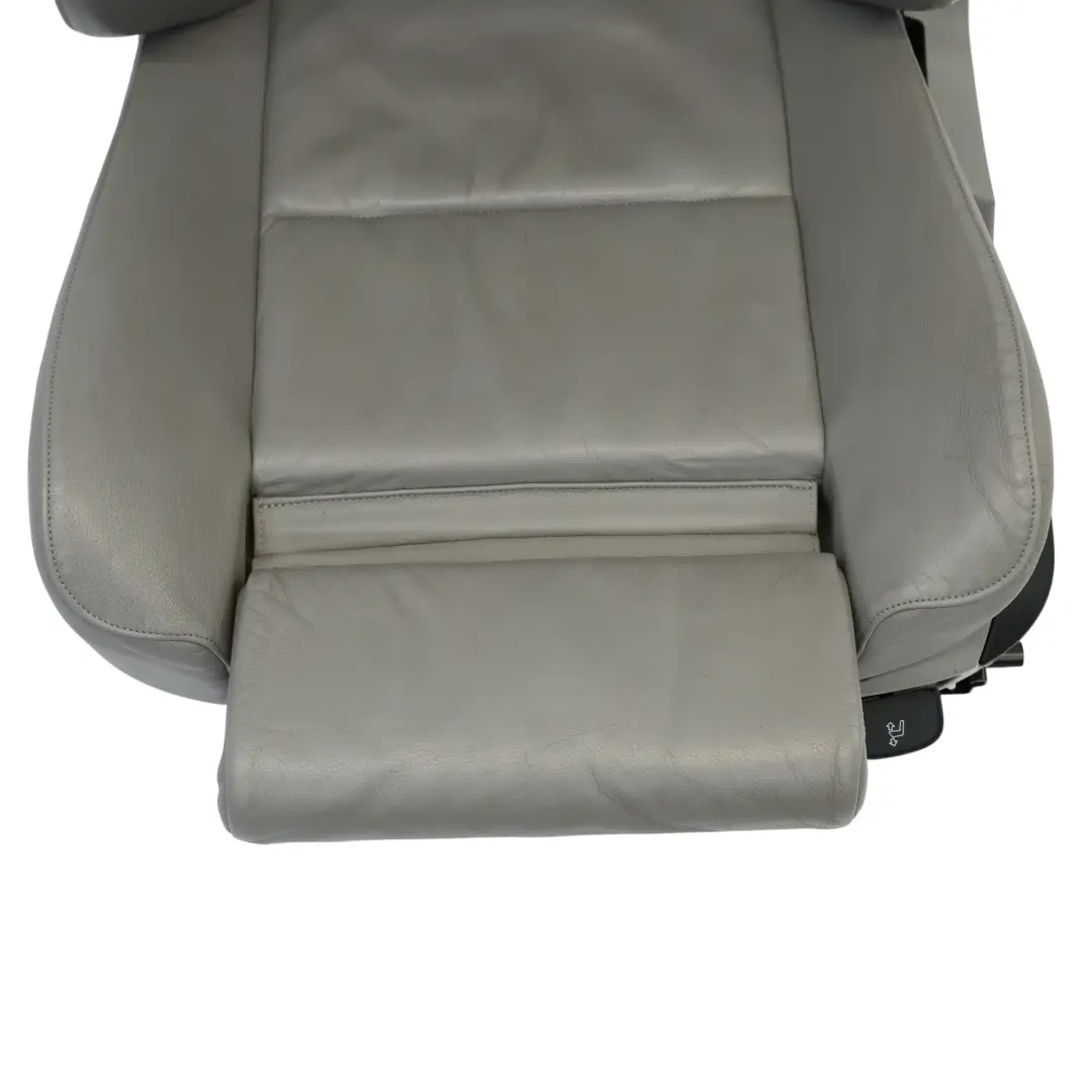 BMW 5 Series E60 E61 M Sport Dakota Grey Leather Front Left N/S Seat - SKU 7249383-1 - Part number 7249383