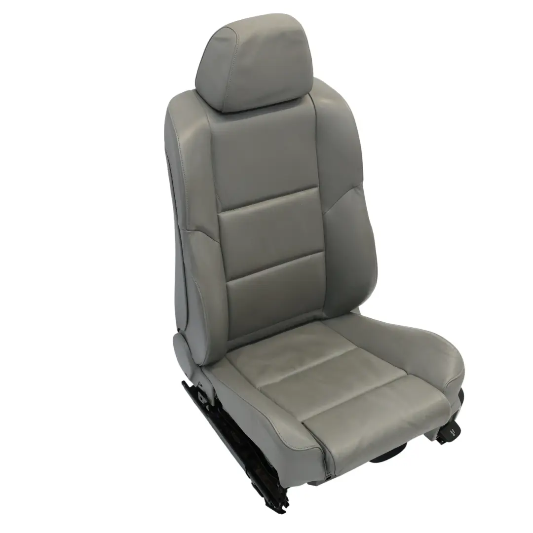 BMW 5 Series E60 E61 M Sport Dakota Grey Leather Front Left N/S Seat - SKU 7249383-1 - Part number 7249383