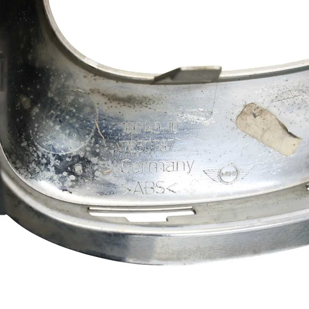 Moldura Parachoques Delantero Cromado para Mini R56 R57 LCI con número de pieza 7250787 Mini R56 R57 LCI Moldura Parachoques Delantero Cromado - SKU 7250787-1 - Número de pieza 7250787