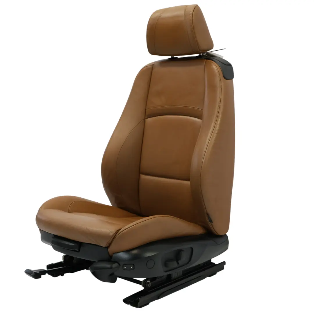 BMW E92 Coupe Fotel Sport Przedni Lewy Przód Skórzany Brązowy - SKU 7253254-1 - Numer Części 7253254