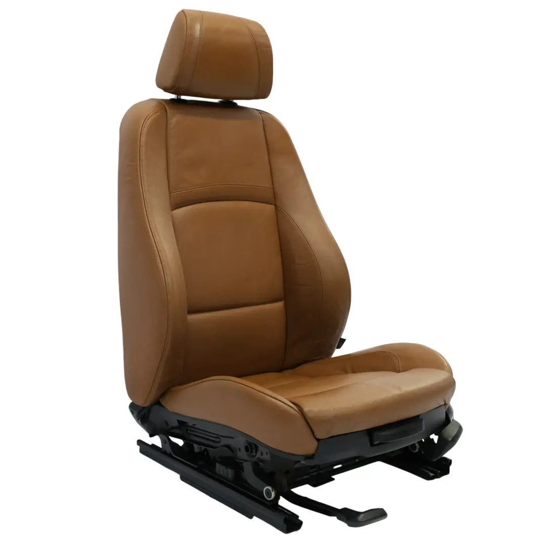 BMW E92 Coupe Fotel Sport Przedni Lewy Przód Skórzany Brązowy - SKU 7253254-1 - Numer Części 7253254