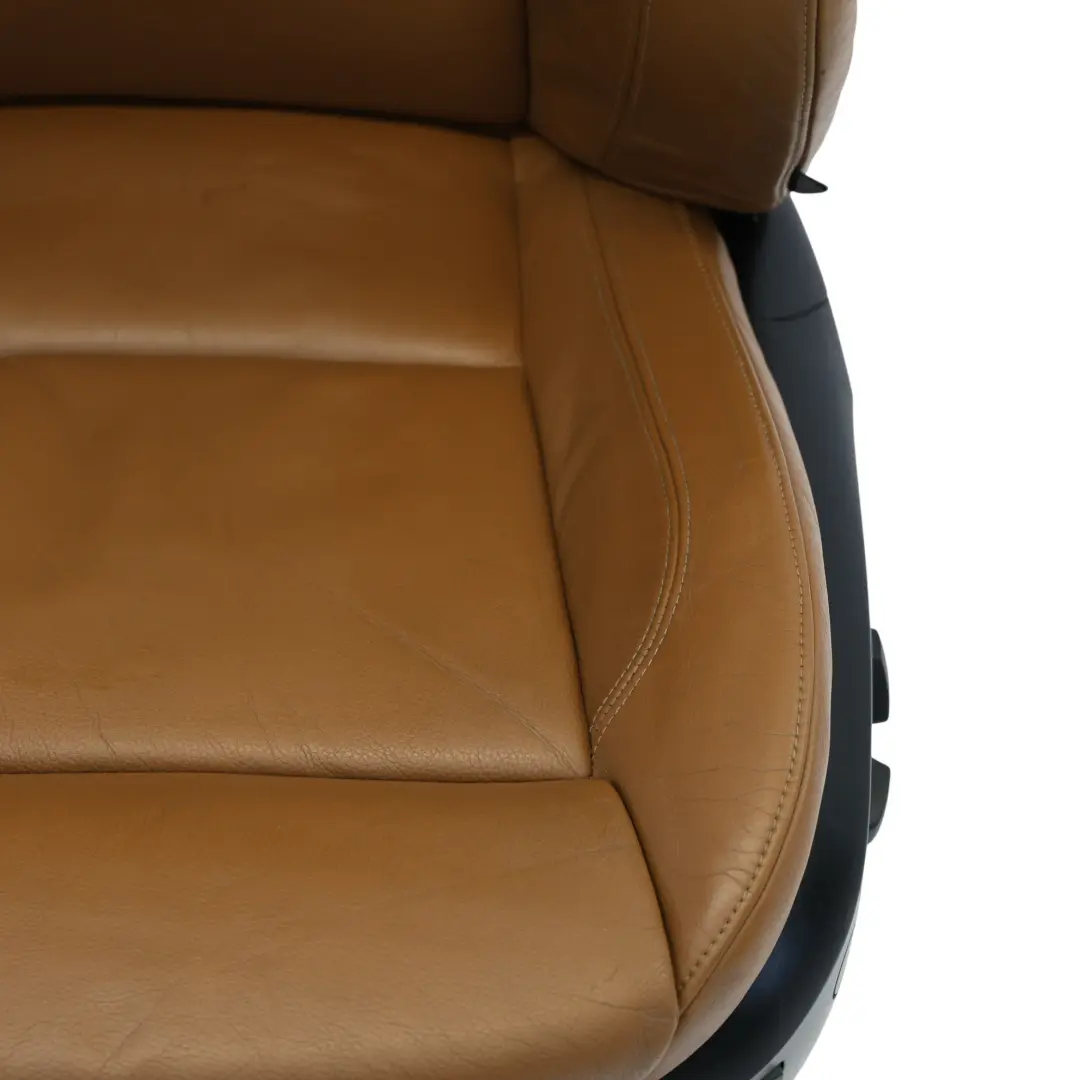 BMW E92 Coupe Sport Sitz Vorne Links Interieur Elektrisches Leder Sattelbraun - SKU 7253254-1 - Teilenummer 7253254