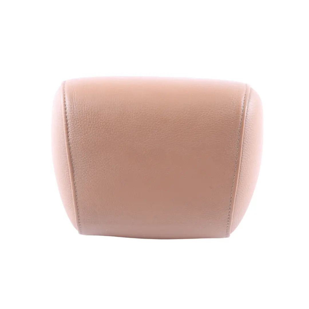 BMW E92 LCI Seat Headrest Rear Left Right N/O/S Head Cover Leather Brown - SKU 7256620 - Part number 7256620