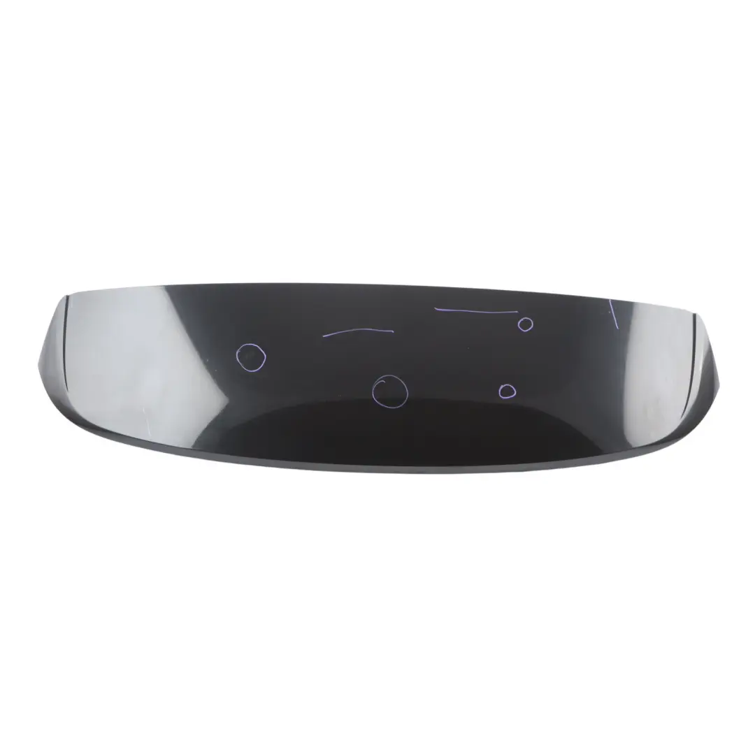BMW F31 Boot Trunk Lid Tailgate Rear Spoiler Trim Black Sapphire 475 - SKU 7263168-BS - Part number 7263168