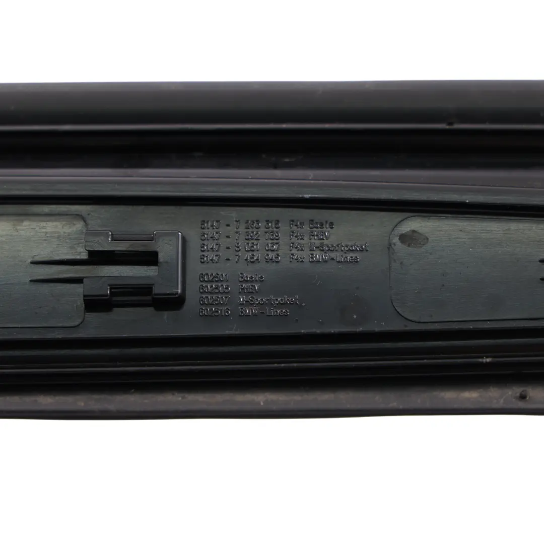 Puerta Delantera Entrada Sill Trim Kick Placa Cubierta Panel para BMW F20 F30 con número de pieza 7263315 BMW F20 F30 Puerta Delantera Entrada Sill Trim Kick Placa Cubierta Panel - SKU 7263315-1 - Número de pieza 7263315