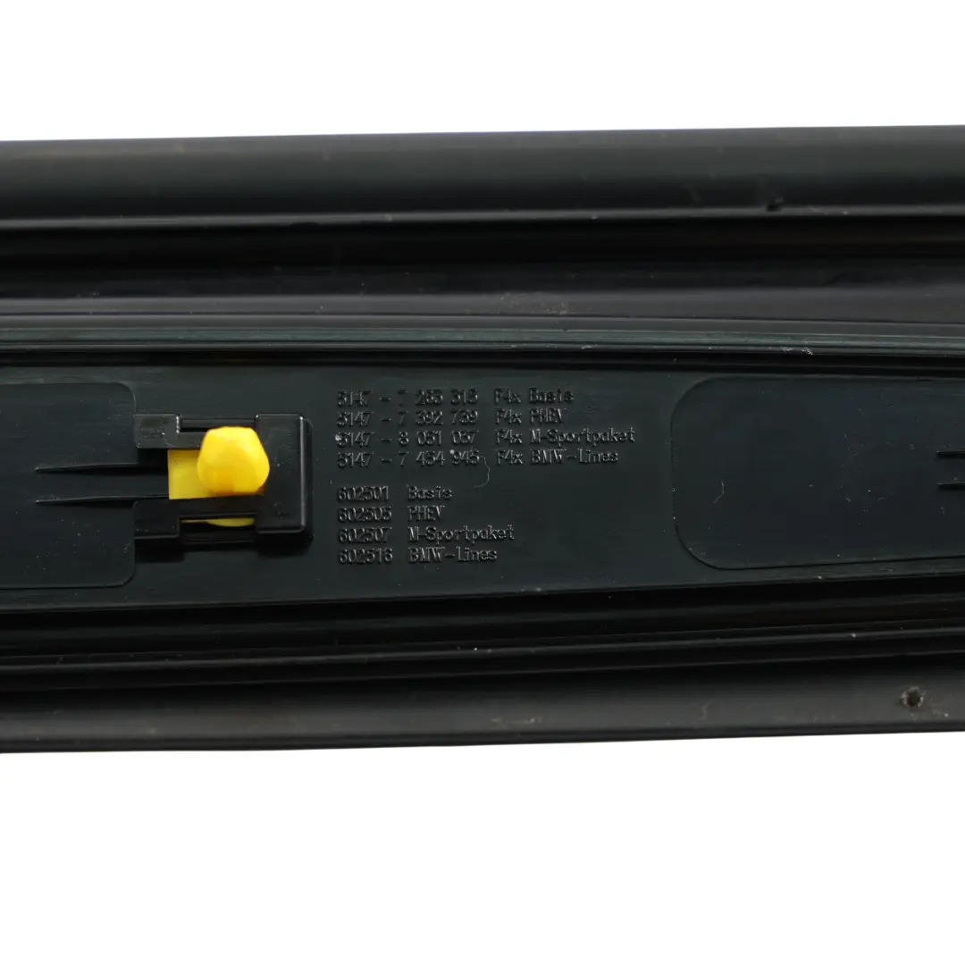 Puerta Delantera Entrada Sill Trim Kick Placa Cubierta Panel para BMW F20 F30 con número de pieza 7263315 BMW F20 F30 Puerta Delantera Entrada Sill Trim Kick Placa Cubierta Panel - SKU 7263315-2 - Número de pieza 7263315