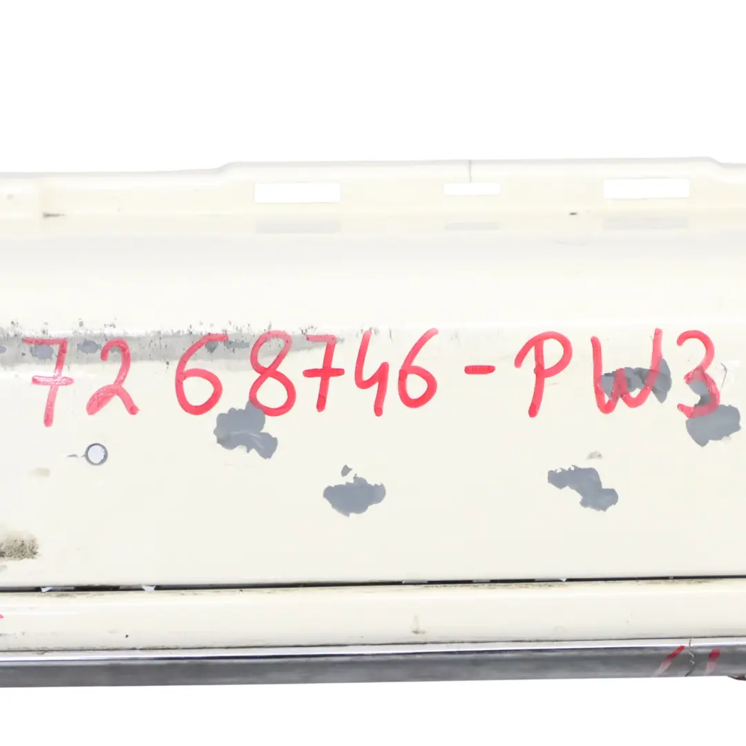 Mini Cooper R55 R56 LCI Pannello paraurti anteriore Pepper White - 850 - SKU 7268746-PW3 - Numero di parte 7268746
