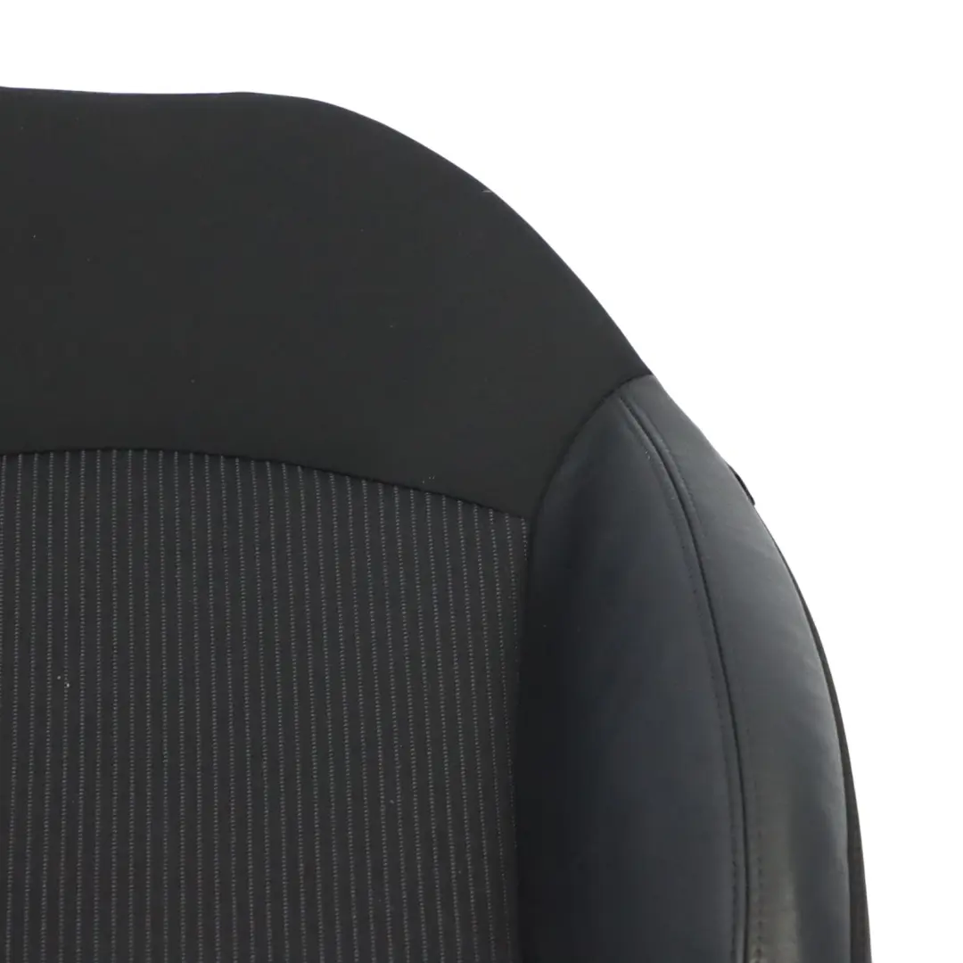 Mini R55 R56 LCI Front Base Sitzbezug Stoff Links Leder Schwarz - SKU 7270195-4 - Teilenummer 7270195