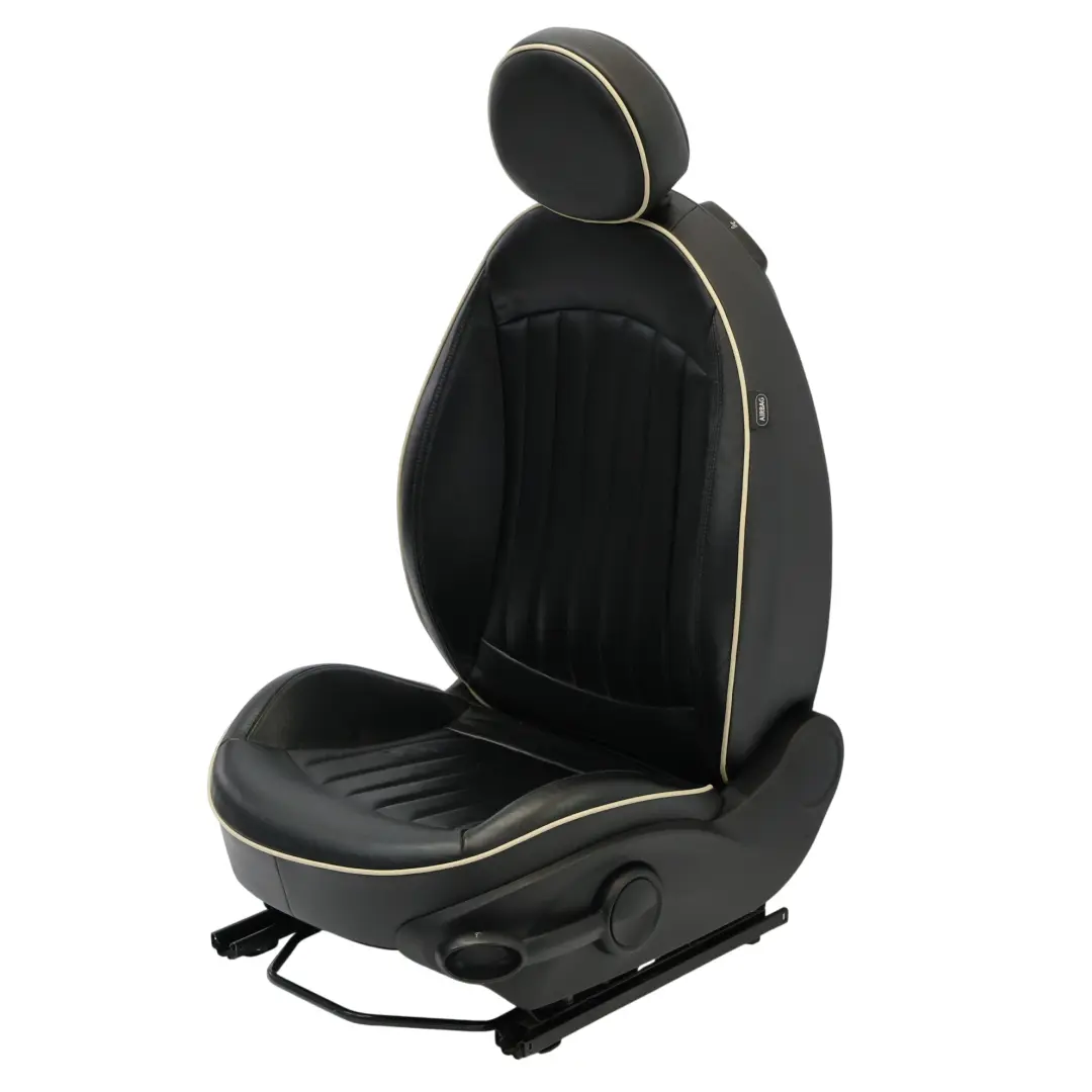 Asiento Mini Cooper One R55 R56 Sport Negro Cuero Lounge Delantero Izquierdo para con número de pieza 7270233 Asiento Mini Cooper One R55 R56 Sport Negro Cuero Lounge Delantero Izquierdo - SKU 7270233-1 - Número de pieza 7270233