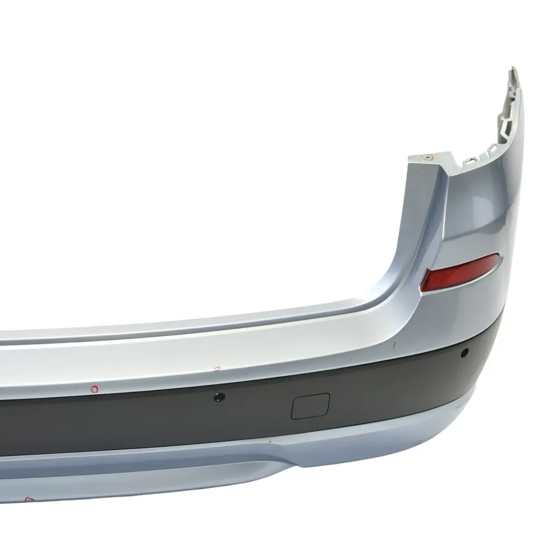 Bumper Trim Panel Cover Bluewater Metallic - 896 to BMW X3 F25 Rear with Part number 7278474 BMW X3 F25 Rear Bumper Trim Panel Cover Bluewater Metallic - 896 - SKU 7278474-WB - Part number 7278474