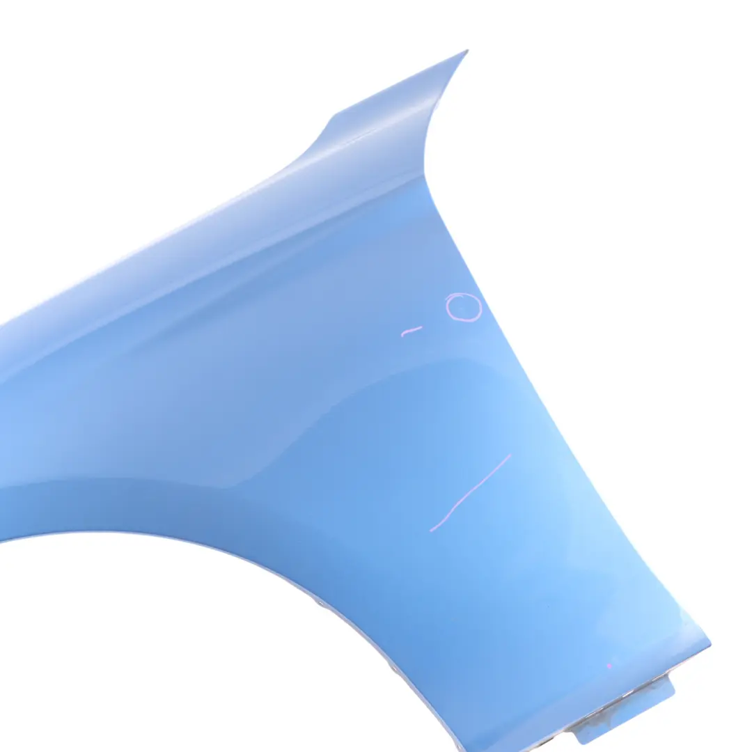 BMW F20 F21 Side Panel Wing Fender Front Left N/S Estorilblau Estoril Blue - B45 - SKU 7284645-EB1 - Part number 7284645