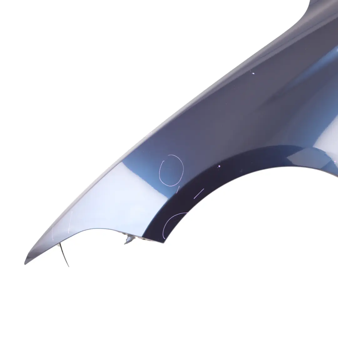 Side Panel Wing Fender Front Left N/S Mediterranean Blue - C10 to BMW F20 F21 with Part number 7284645 BMW F20 F21 Side Panel Wing Fender Front Left N/S Mediterranean Blue - C10 - SKU 7284645-MED - Part number 7284645