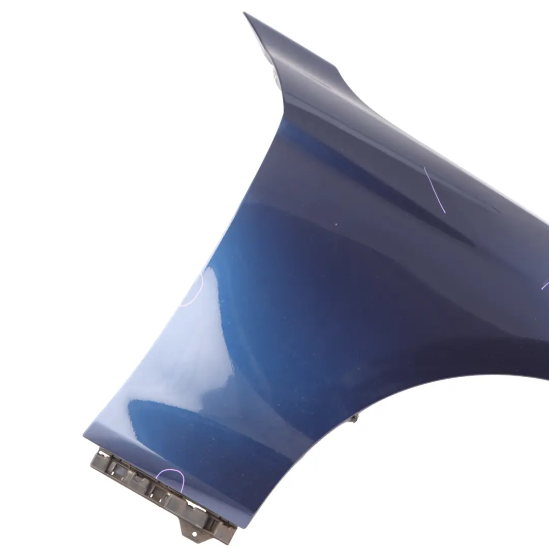 Side Panel Front Right O/S Wing Fender Mediterranean Blue - C10 to BMW F20 F22 with Part number 7284646 BMW F20 F22 Side Panel Front Right O/S Wing Fender Mediterranean Blue - C10 - SKU 7284646-MED - Part number 7284646