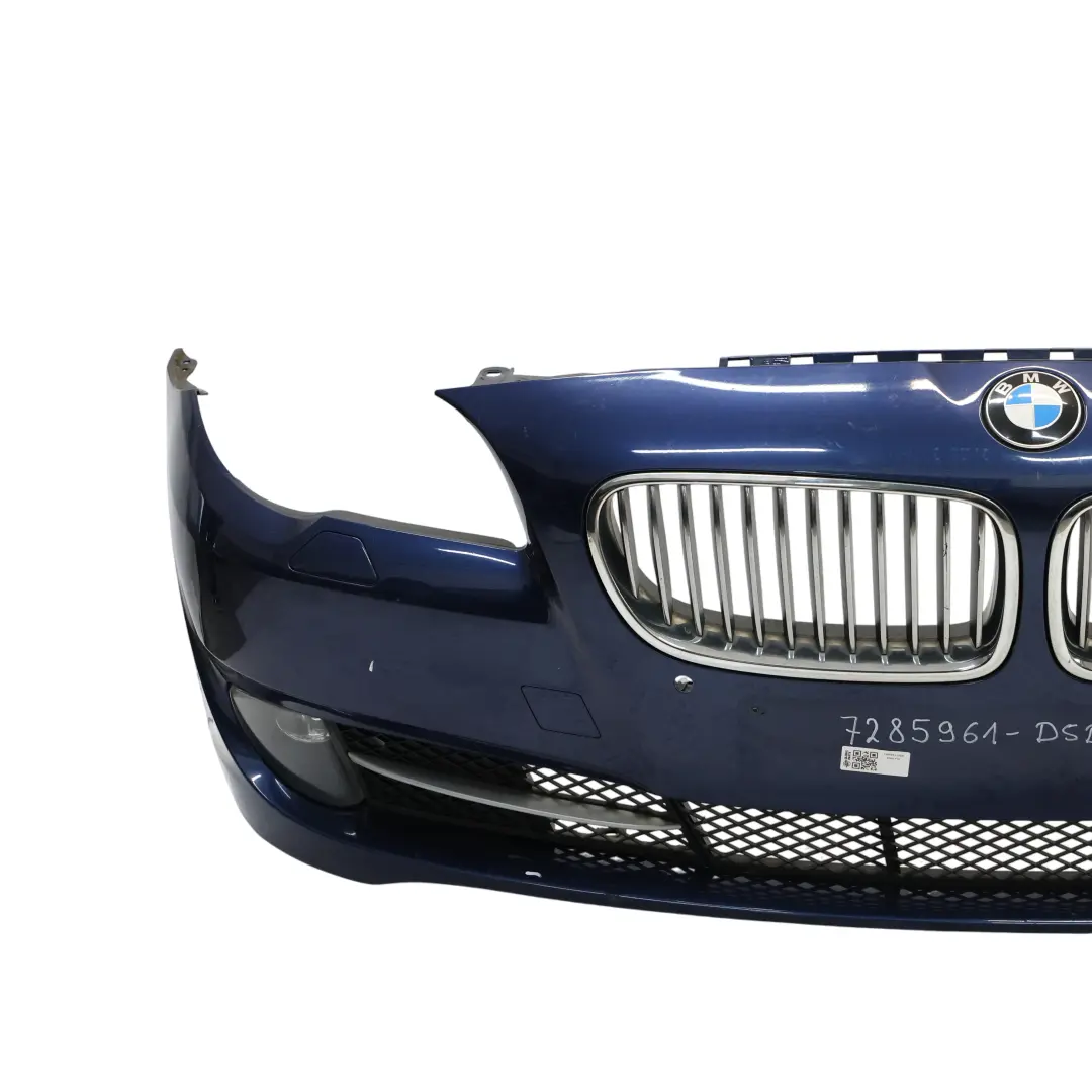 BMW F10 Przedni Zderzak Tiefseeblau Niebieski Metalik - A76 - SKU 7285961-DSB - Numer Części 7285961