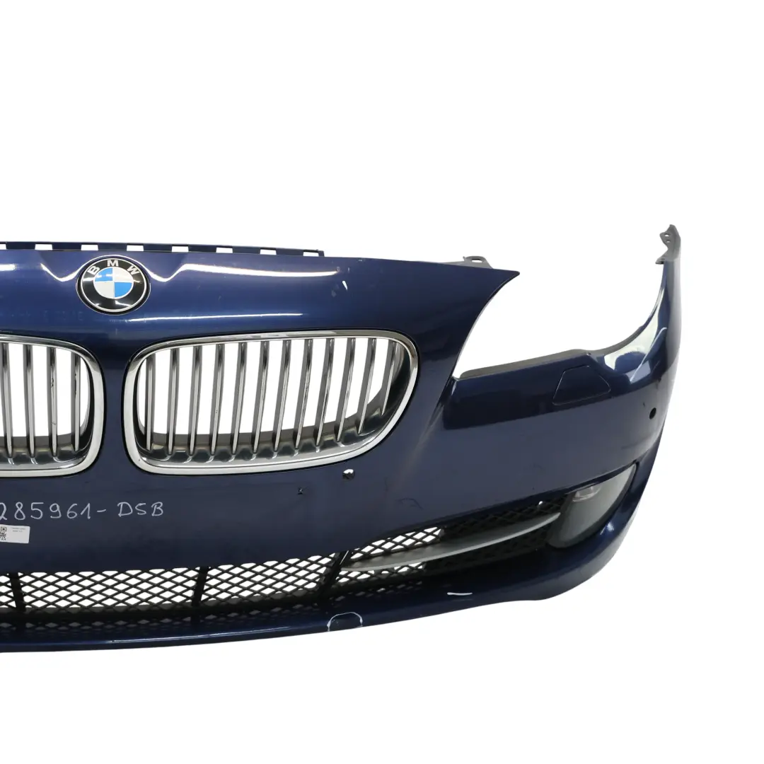 BMW F10 Przedni Zderzak Tiefseeblau Niebieski Metalik - A76 - SKU 7285961-DSB - Numer Części 7285961