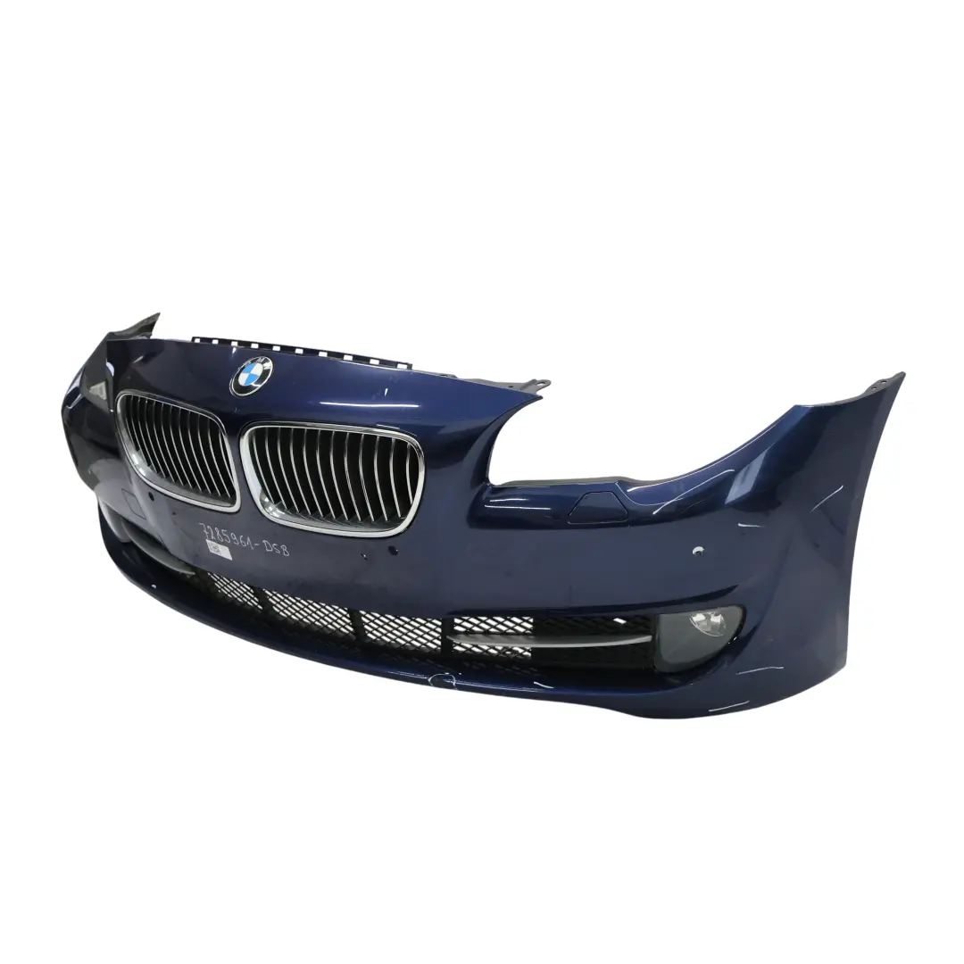 BMW F10 Przedni Zderzak Tiefseeblau Niebieski Metalik - A76 - SKU 7285961-DSB - Numer Części 7285961