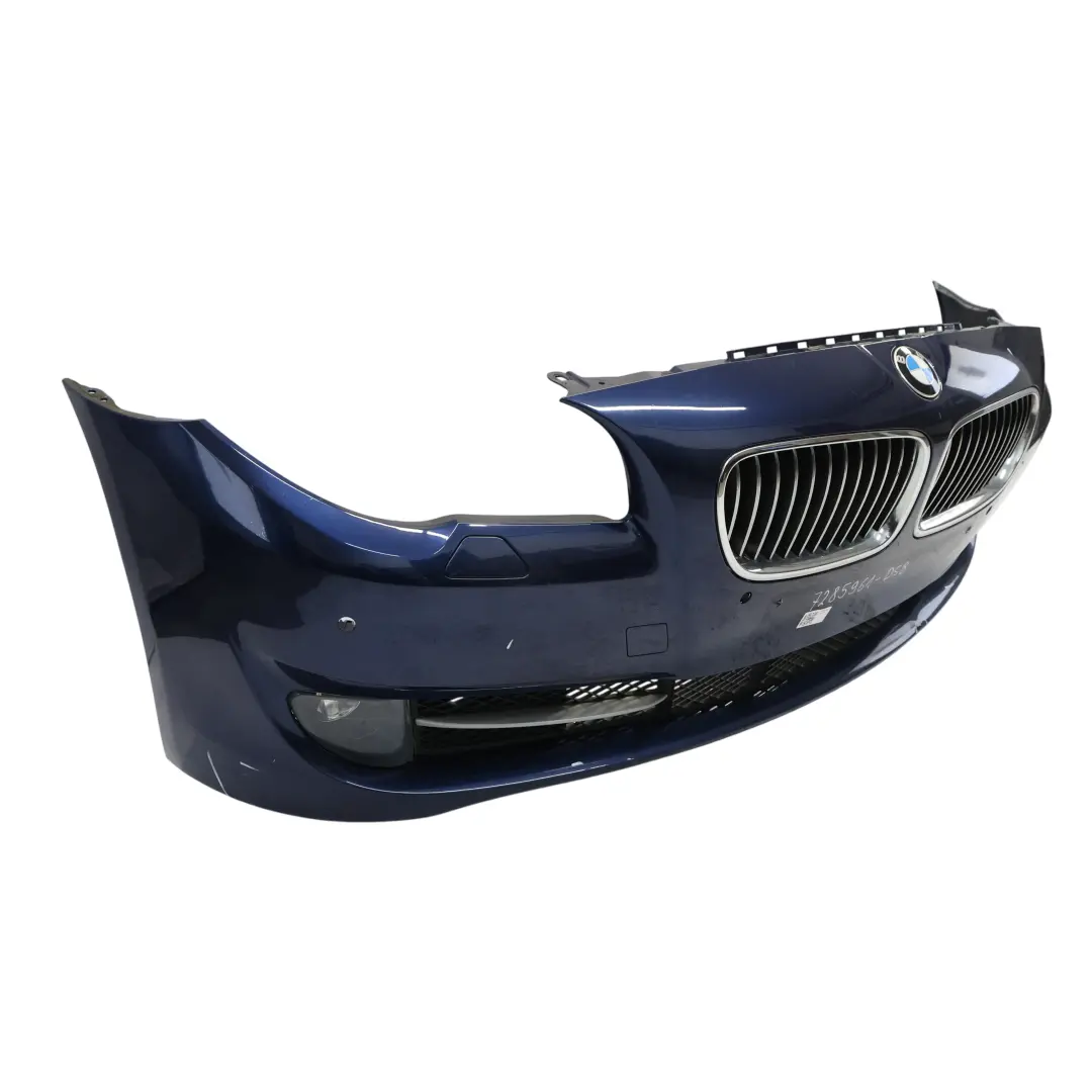 BMW F10 Przedni Zderzak Tiefseeblau Niebieski Metalik - A76 - SKU 7285961-DSB - Numer Części 7285961