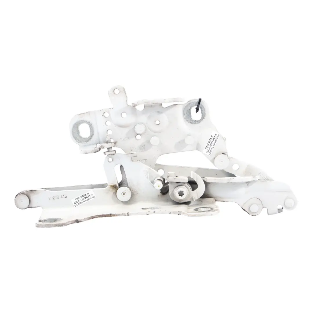 BMW F20 F22 F30 F31 Motor Hauben Scharnier Vorne Links Alpinweiss 3 Weiss 300 - SKU 7286343-AW1 - Teilenummer 7286343