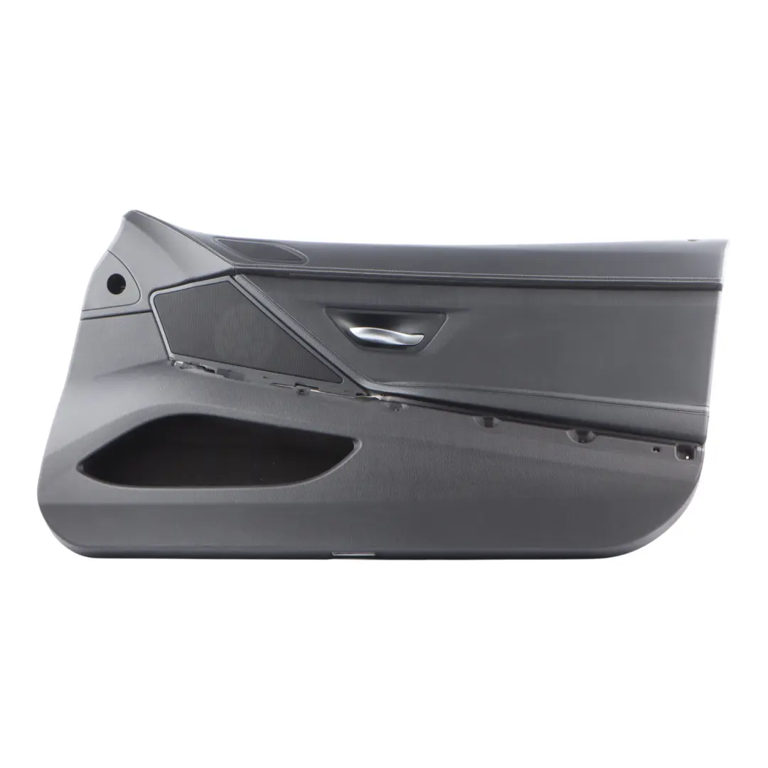 Door Card BMW F12 F13 Front Lining Trim Panel Right O/S Black Leather to with Part number 7291766 Door Card BMW F12 F13 Front Lining Trim Panel Right O/S Black Leather - SKU 7291766 - Part number 7291766
