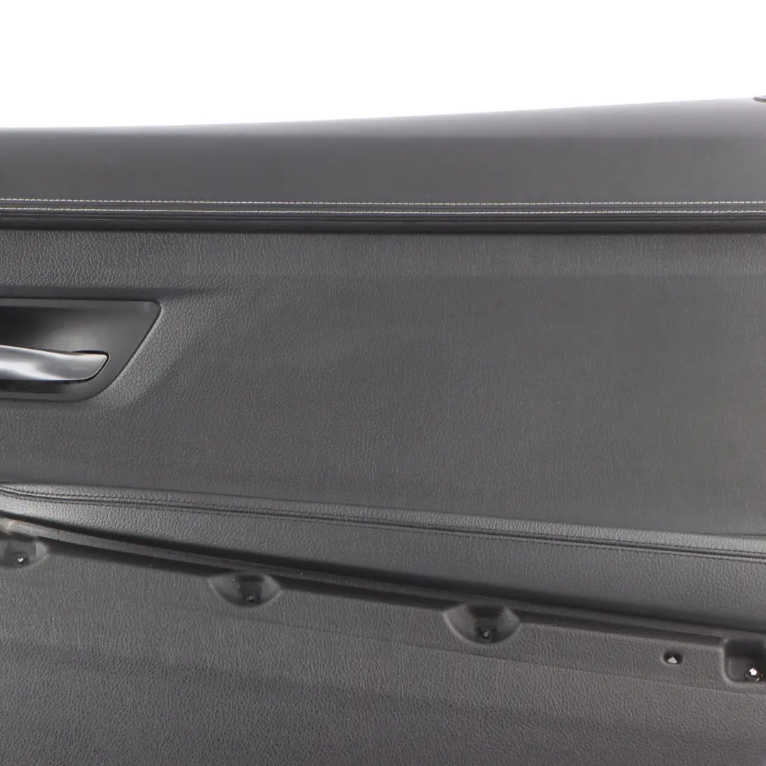 Door Card BMW F12 F13 Front Lining Trim Panel Right O/S Black Leather to with Part number 7291766 Door Card BMW F12 F13 Front Lining Trim Panel Right O/S Black Leather - SKU 7291766 - Part number 7291766