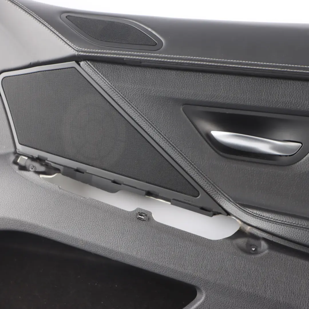 Door Card BMW F12 F13 Front Lining Trim Panel Right O/S Black Leather to with Part number 7291766 Door Card BMW F12 F13 Front Lining Trim Panel Right O/S Black Leather - SKU 7291766 - Part number 7291766
