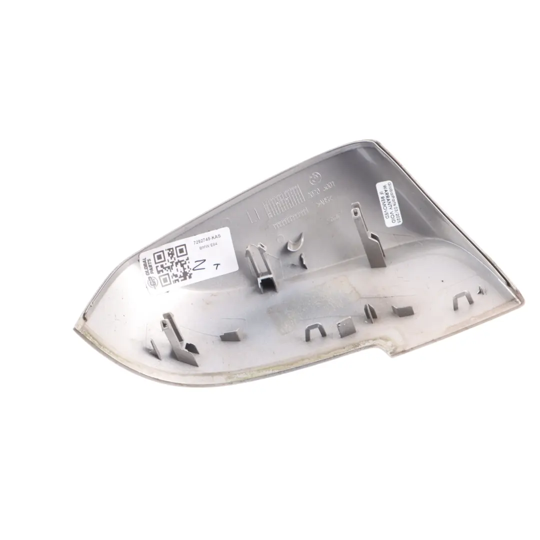 Wing Mirror Cover BMW F20 F30 Cap Casing Left N/S Kaschmir Silver - A72 to with Part number 7292745 Wing Mirror Cover BMW F20 F30 Cap Casing Left N/S Kaschmir Silver - A72 - SKU 7292745-KAS - Part number 7292745