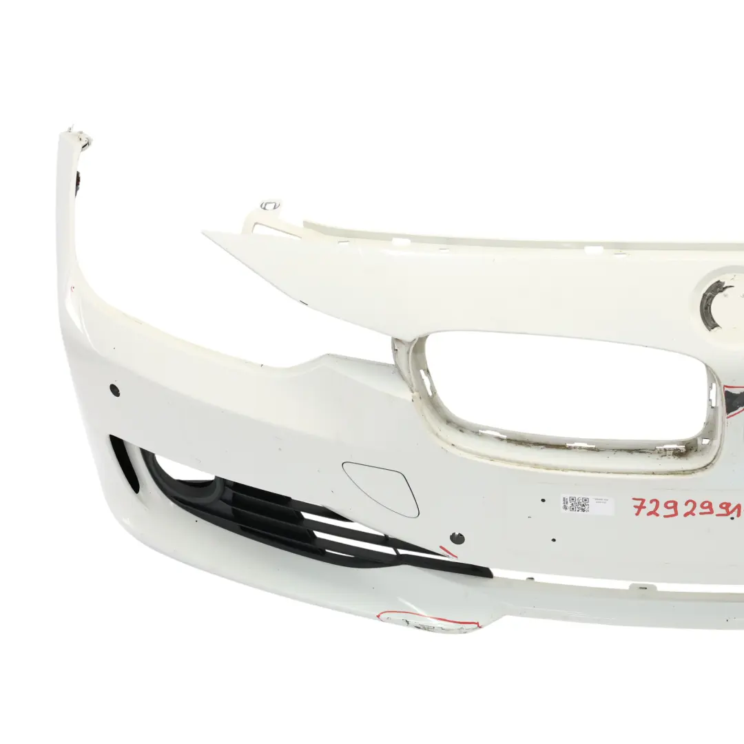 BMW F30 F31 Front Bumper Trim Panel Alpinweiss 3 Alpine White - 300 - SKU 7292991-AW - Part number 7292991
