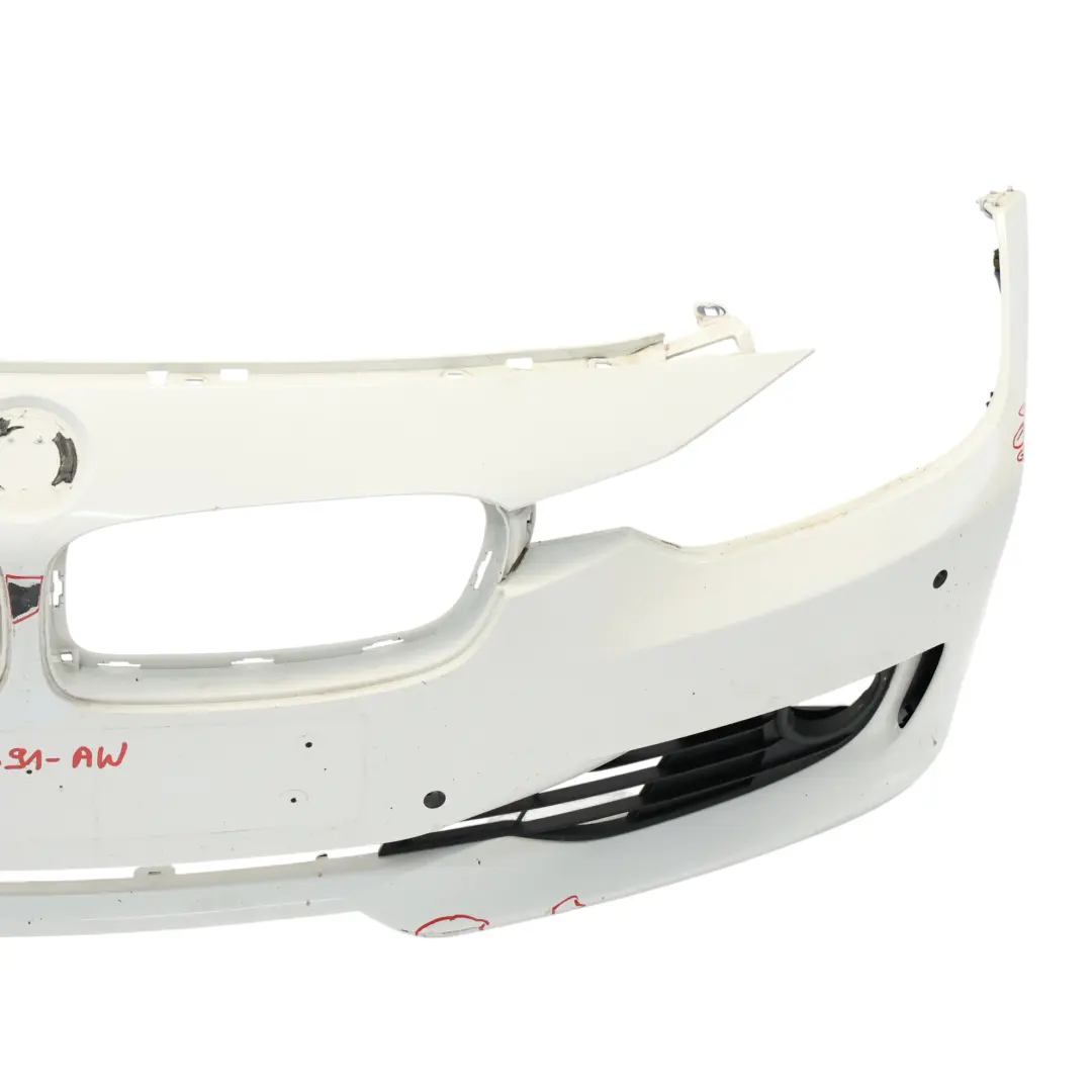 BMW F30 F31 Front Bumper Trim Panel Alpinweiss 3 Alpine White - 300 - SKU 7292991-AW - Part number 7292991