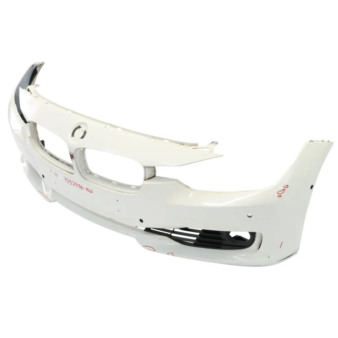 BMW F30 F31 Front Bumper Trim Panel Alpinweiss 3 Alpine White - 300 - SKU 7292991-AW - Part number 7292991