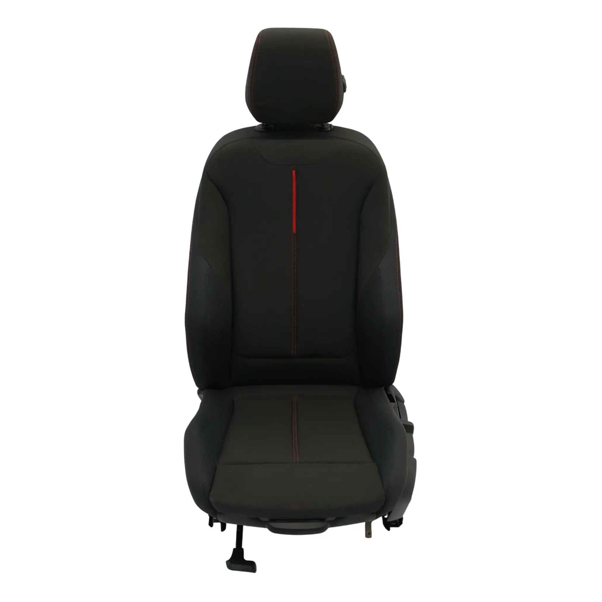 Front Seat BMW F30 F31 Sport Cloth Fabric Track Anthracite Red Left N/S