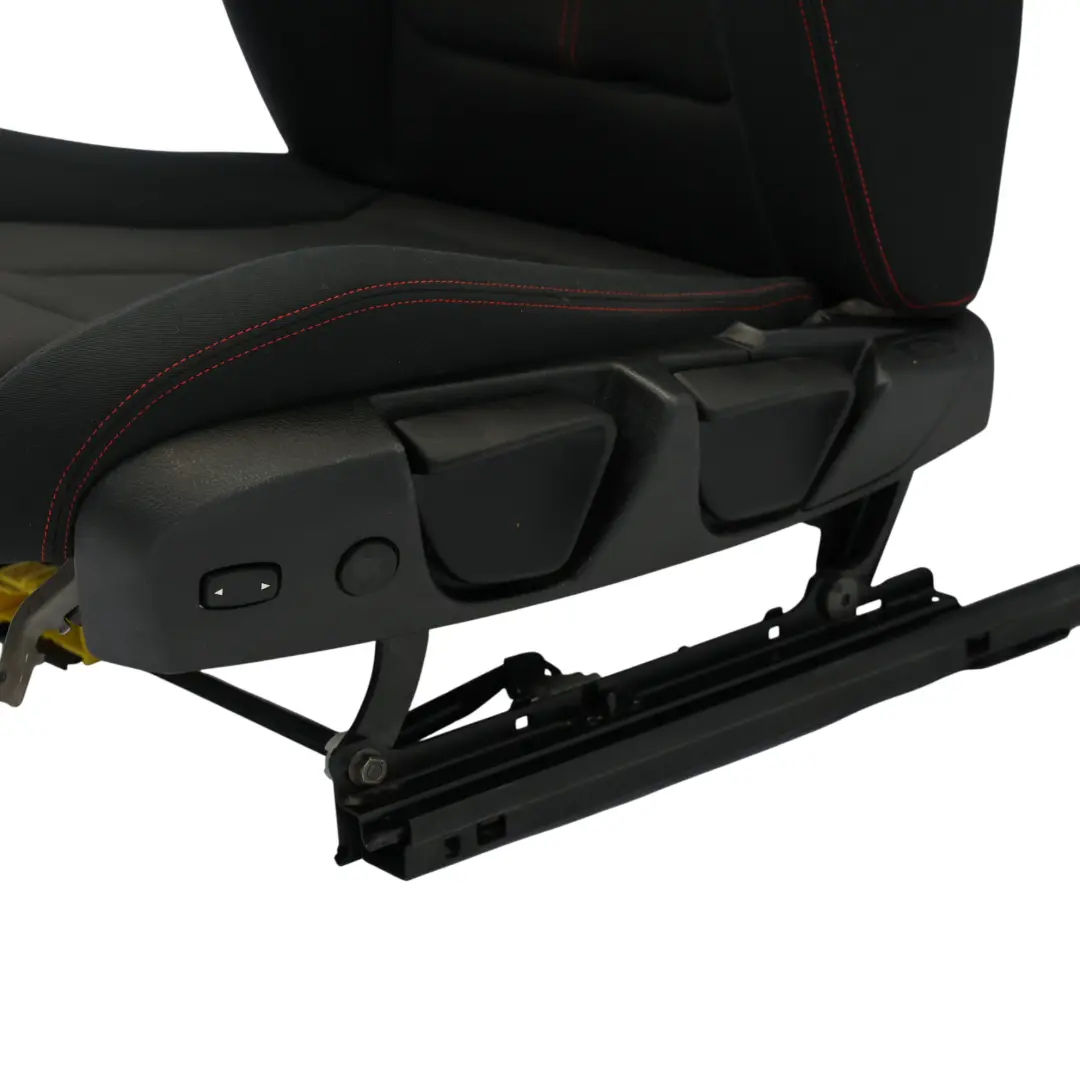  Front Seat BMW F30 F31 Sport Cloth Fabric Track Anthracite Red Left N/S - SKU 7295133-5 - Part number 7295133