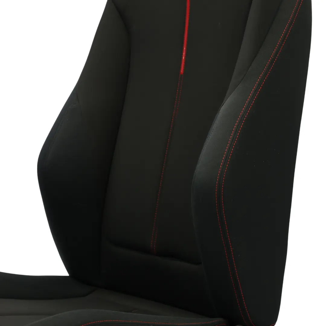  Front Seat BMW F30 F31 Sport Cloth Fabric Track Anthracite Red Left N/S - SKU 7295133-5 - Part number 7295133