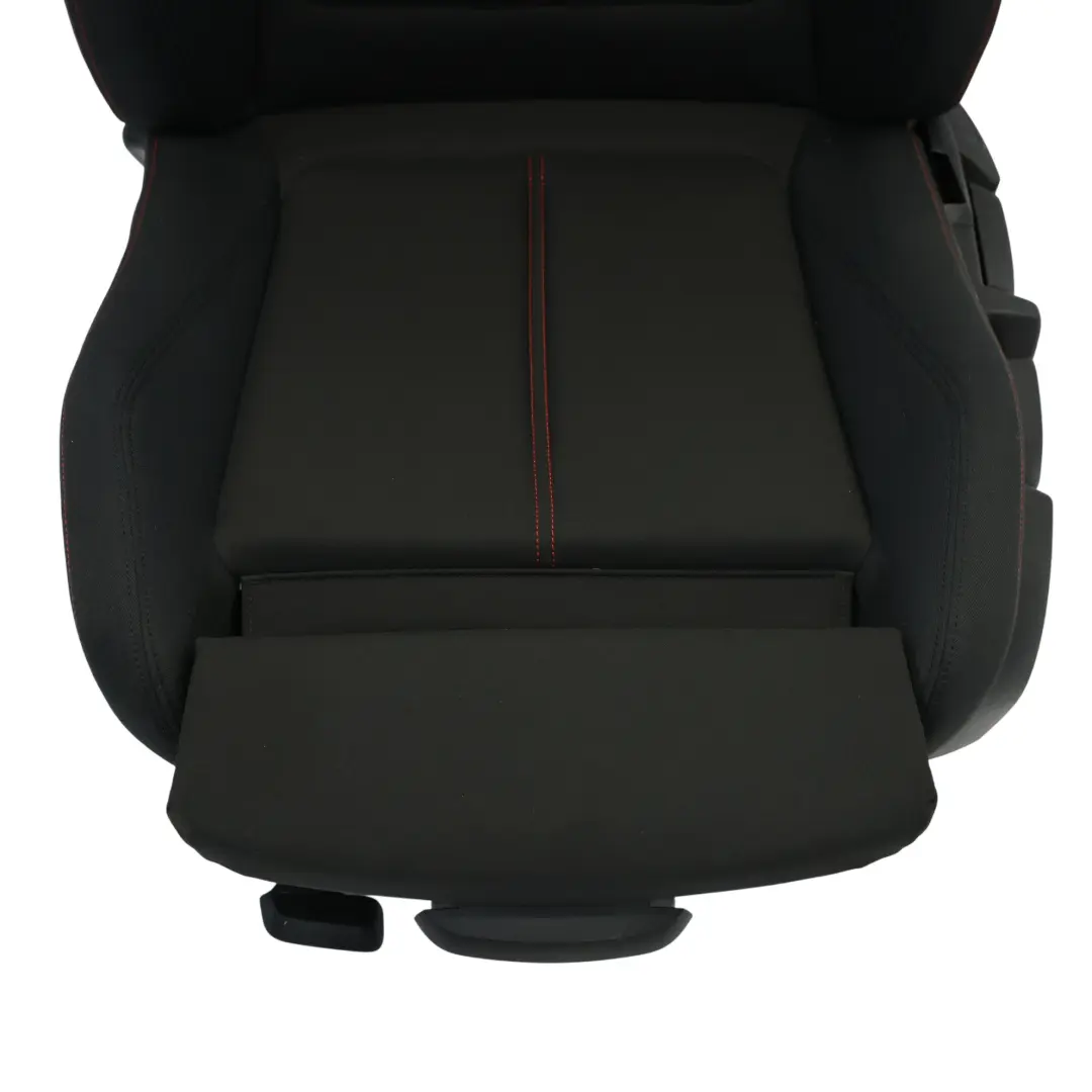 Front Seat BMW F30 F31 Sport Cloth Fabric Track Anthracite Red Left N/S - SKU 7295133-5 - Part number 7295133