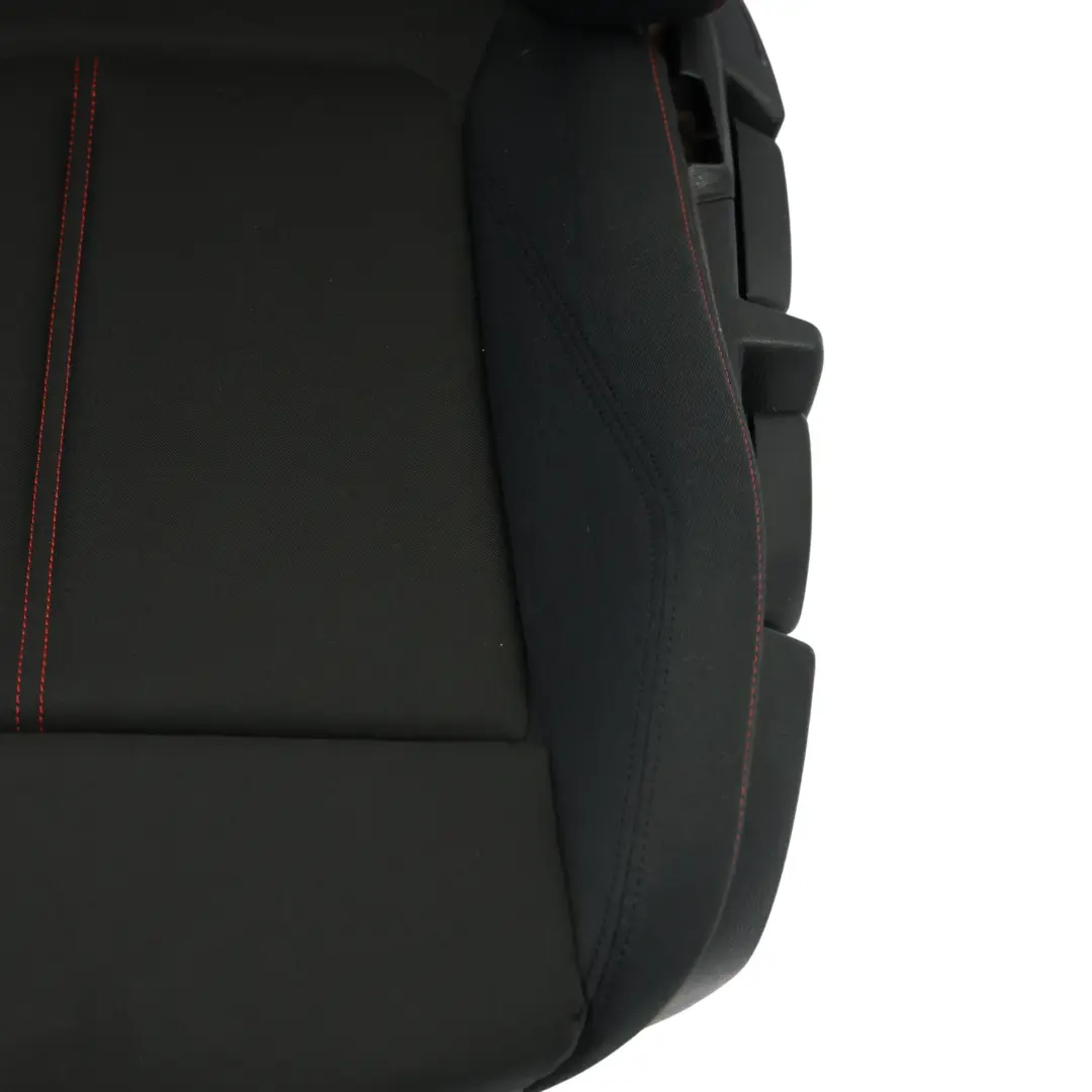  Front Seat BMW F30 F31 Sport Cloth Fabric Track Anthracite Red Left N/S - SKU 7295133-5 - Part number 7295133