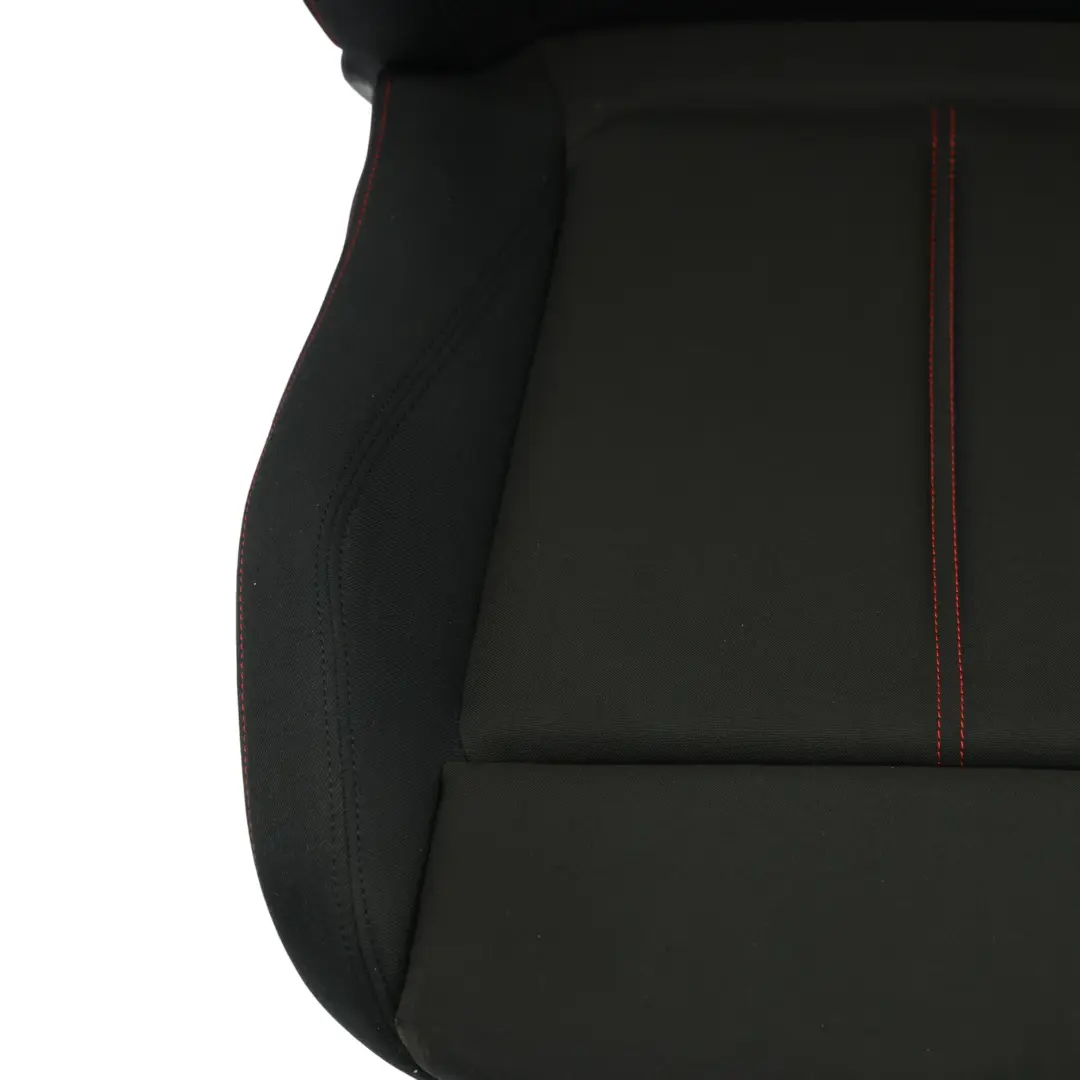  Front Seat BMW F30 F31 Sport Cloth Fabric Track Anthracite Red Left N/S - SKU 7295133-5 - Part number 7295133