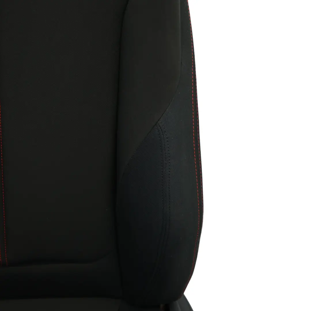  Front Seat BMW F30 F31 Sport Cloth Fabric Track Anthracite Red Left N/S - SKU 7295133-5 - Part number 7295133